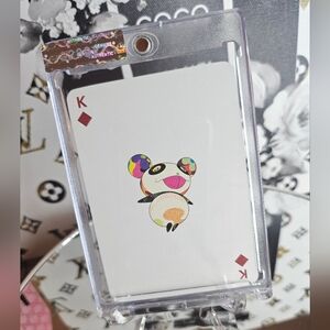 Louis Vuitton x Takashi Murakami Panda King Playing Card with COA💥